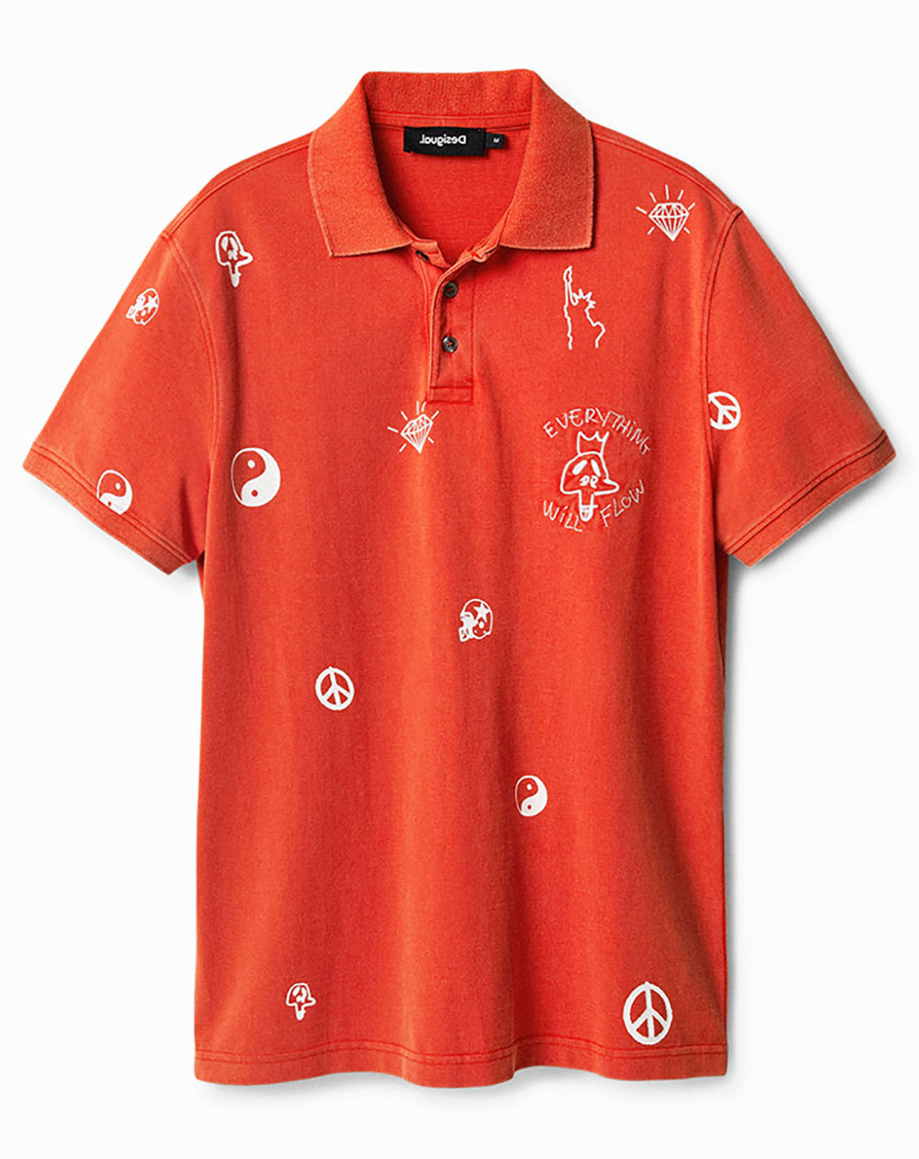 Desigual Polo Isaac orange