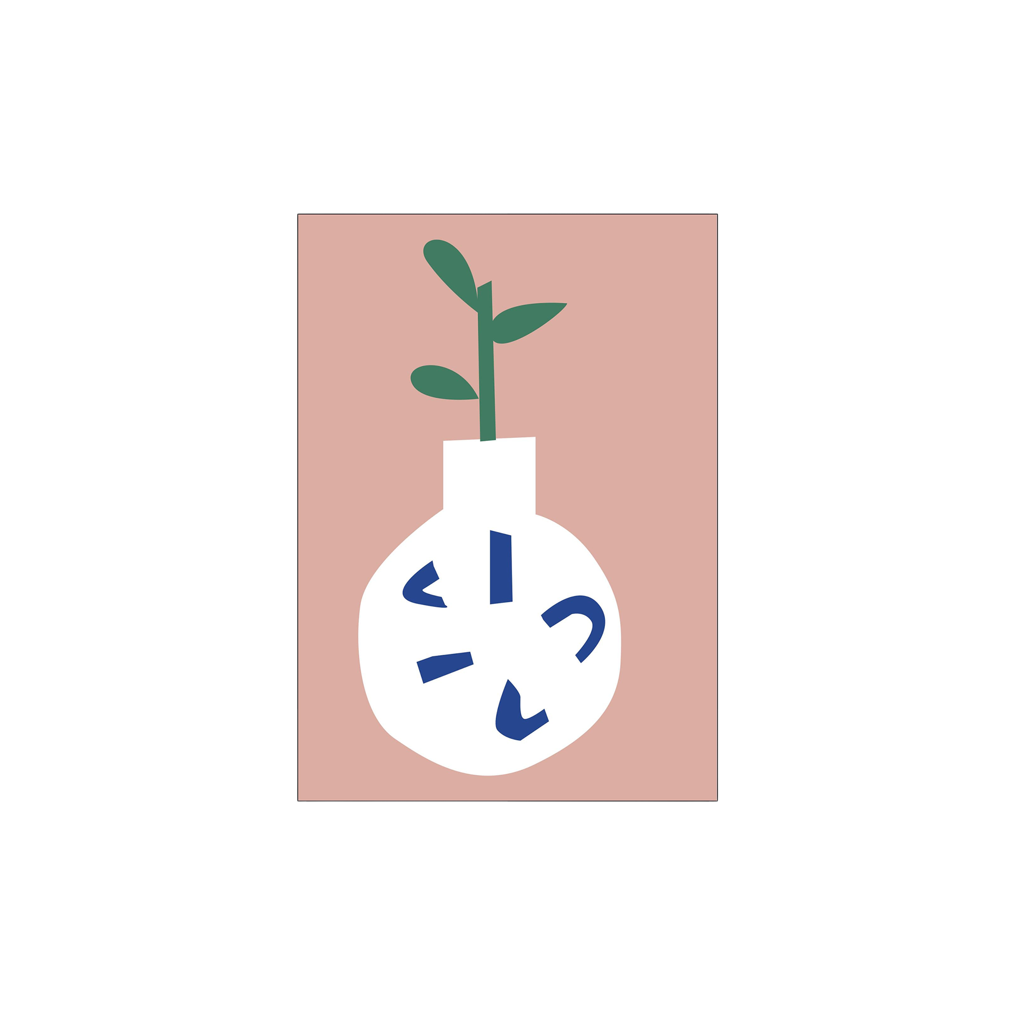 Plakat Blomma 50 x 70 | Helena Ravenne. | Multi | Poster and Frame