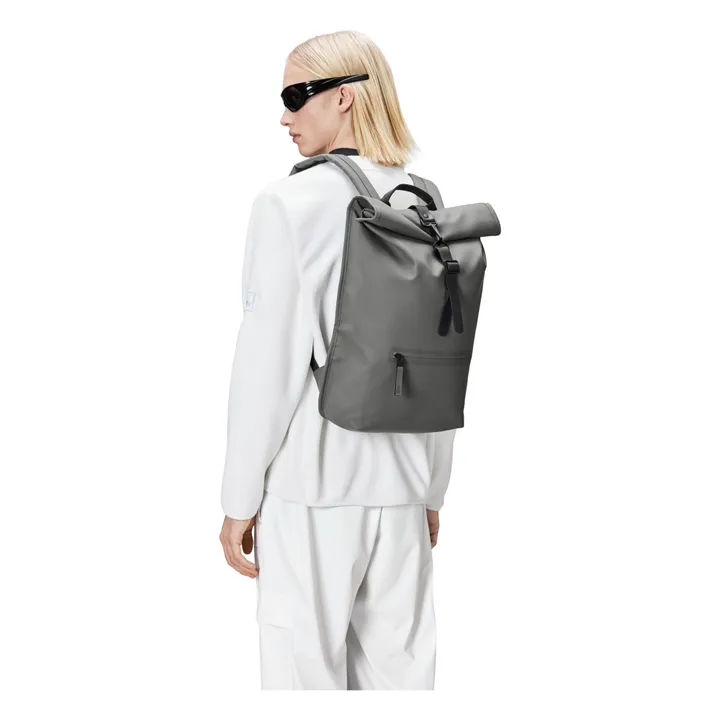 Rains Sac à Dos Rolltop Rucksack | Gris anthracite