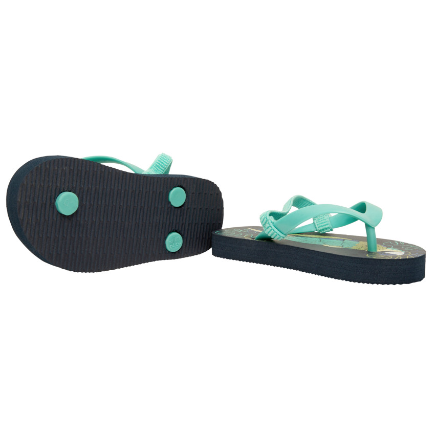 Tongs print perroquet pour garçon avec lanière selon l'âge
