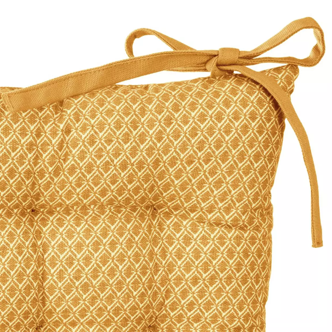 Coussin de chaise carré (38 x 38 cm) Otto Jaune ocre