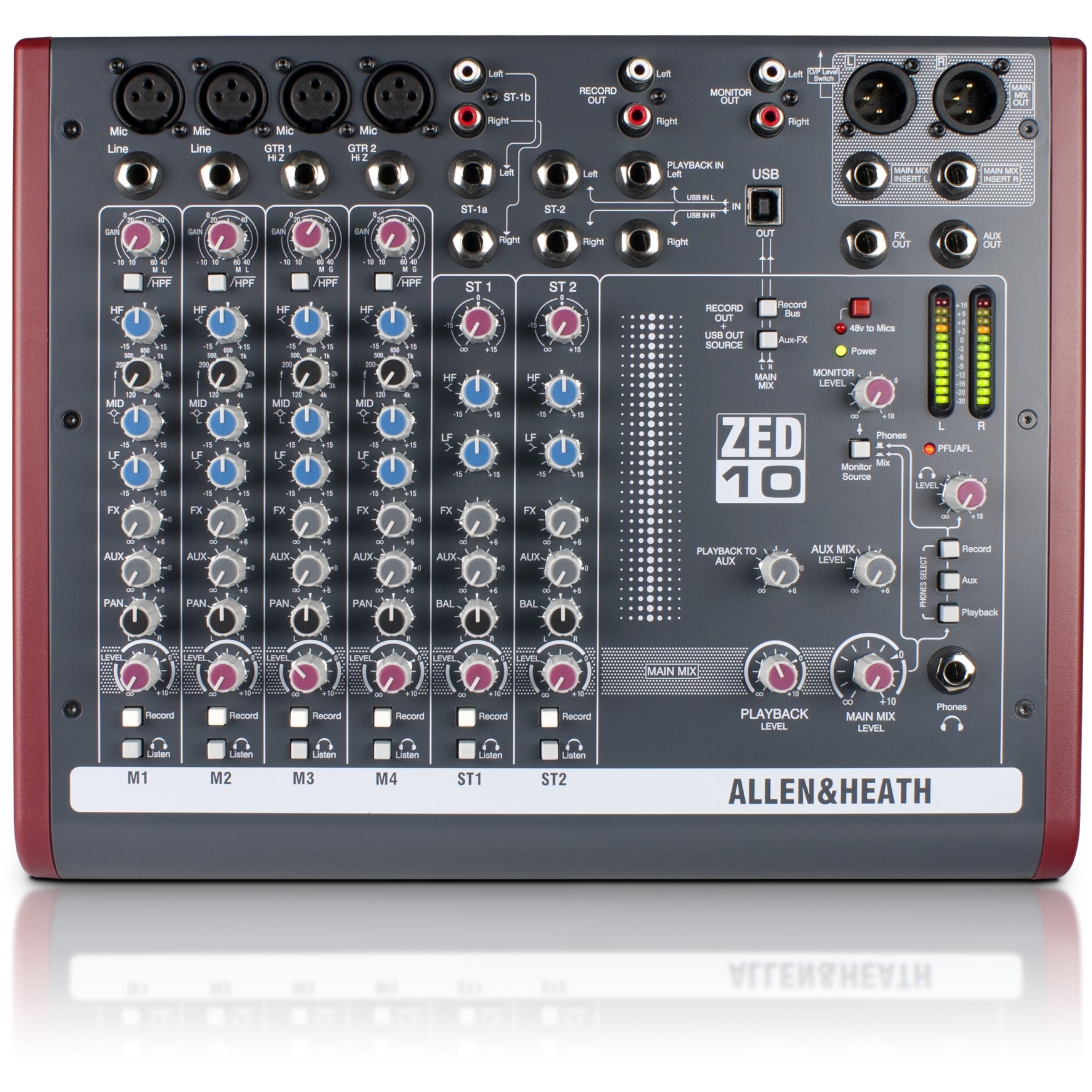 Allen & Heath ZED-10 analoog mengpaneel