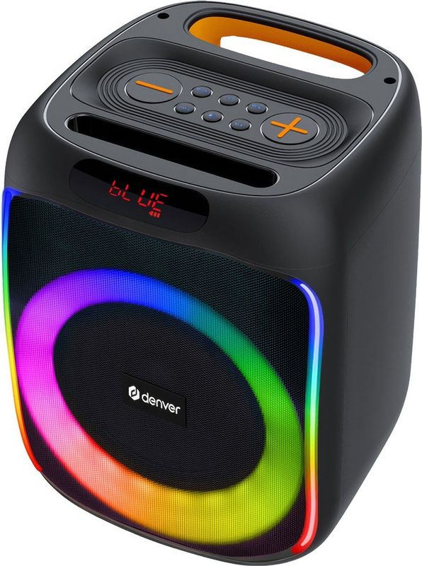 DENVER BPS165 - Partyspeaker - Zwart - Bluetooth - 200W Maximaal Vermogen