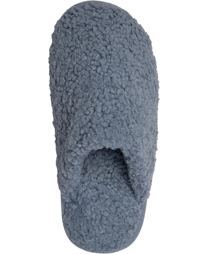 Magasin du Nord Collection Slipper in Curly upper - Sky Blue Sky blue