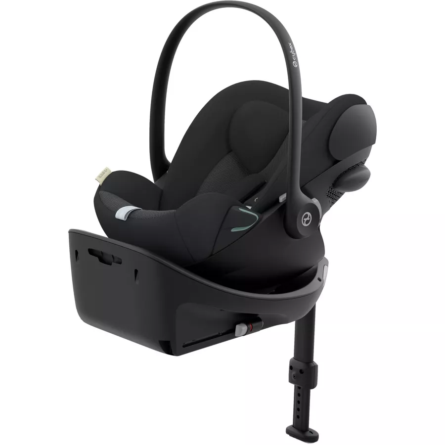 cybex GOLD Kindersitz Set Reboarder Sirona G inklusive Babyschale Cloud G inklusive Basisstation Base G Plus Moon Black