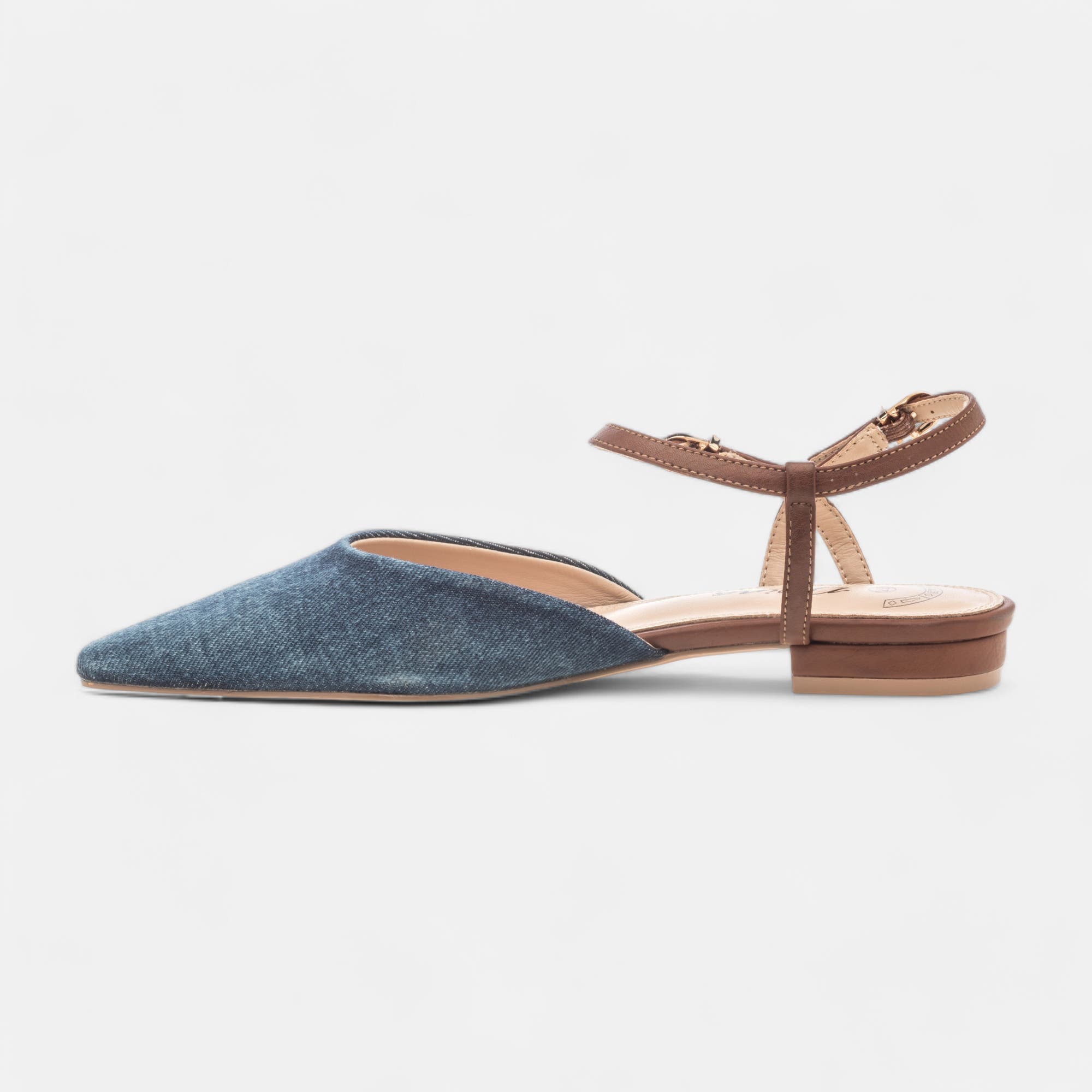 Escarpins quartiers ouverts Femme jeans