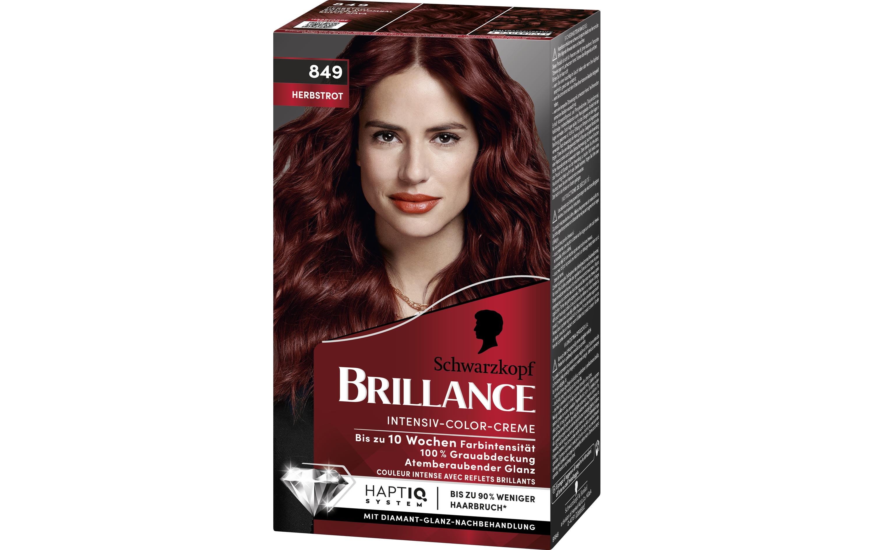 Haarcoloration 849 HerbstrotAtemberaubende, intensive Fashion-Haarfarbe