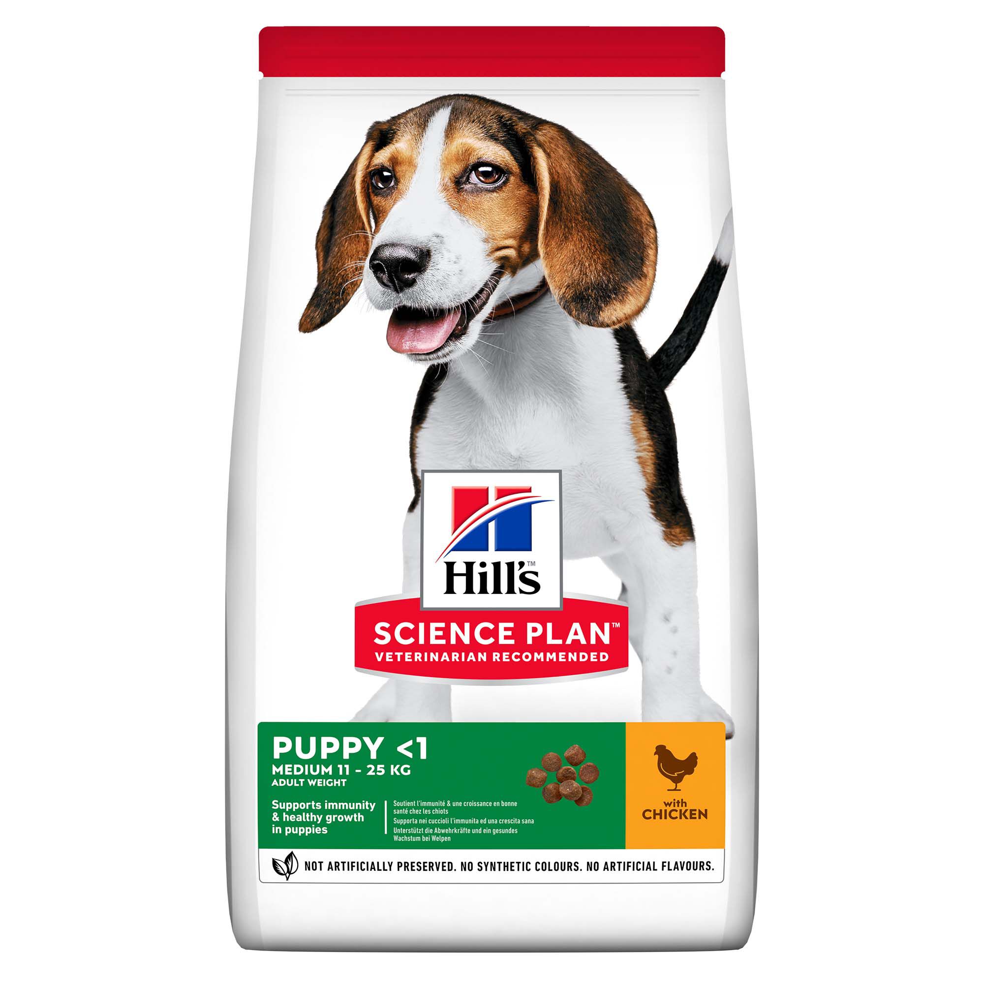Hill's Science Plan Puppy Healty Development Medium - Hondenvoer - 12 Kilogram - kip