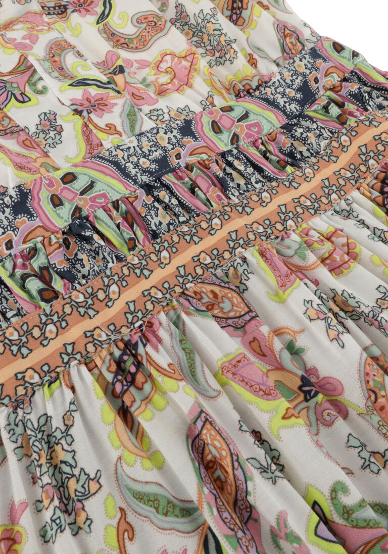 Y.A.S. gebroken wit y.a.s. midi jurk yasgemma 3/4 midi dress