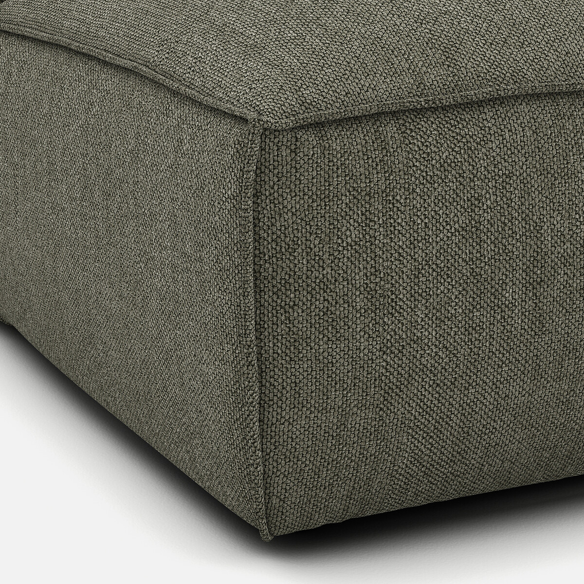 LA REDOUTE INTERIEURS<br>Sofá lounge, direito, tecido texturizado, Seven