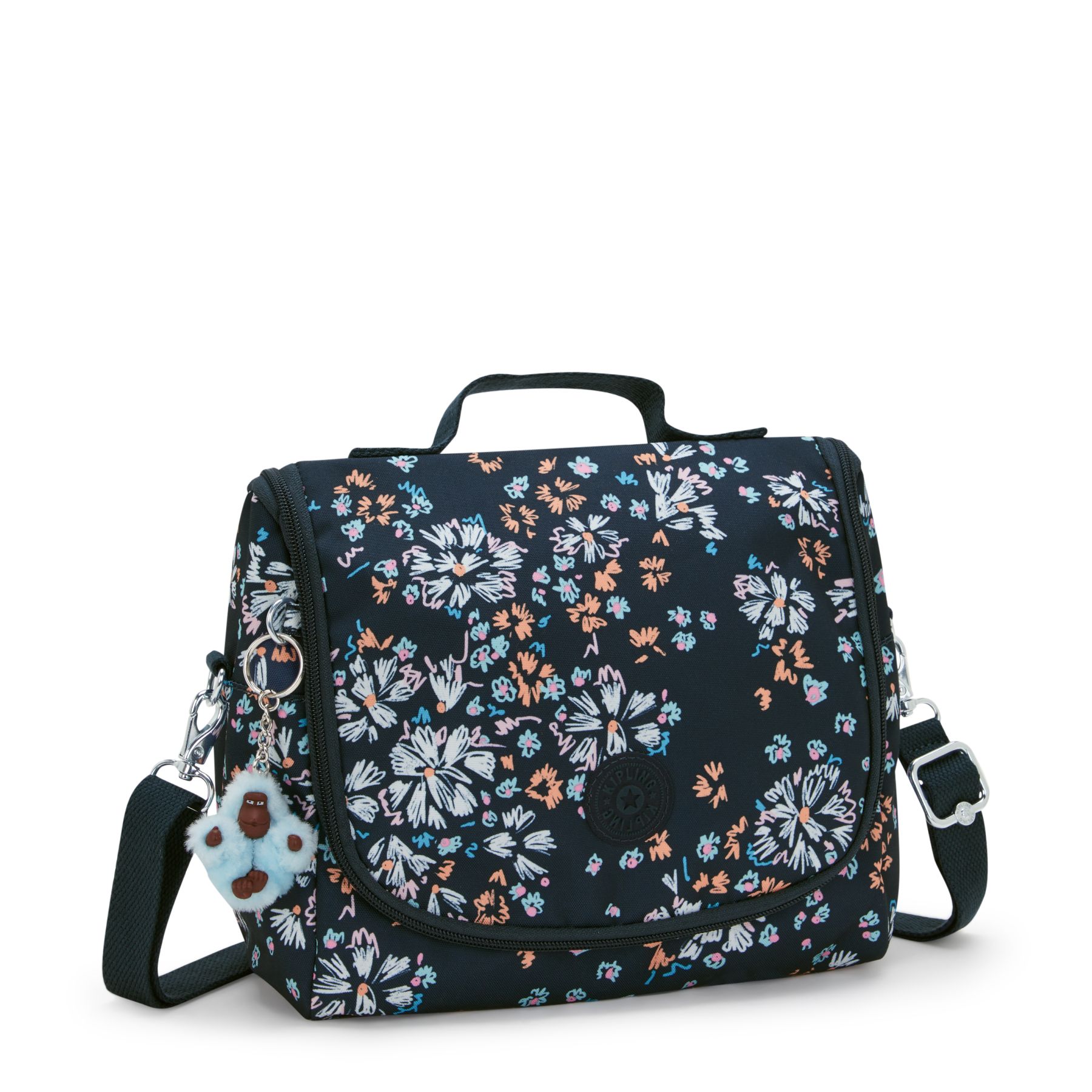 NEW KICHIROU Grand Sac Repas Isotherme avec Manchon pour Valise - Flower Field