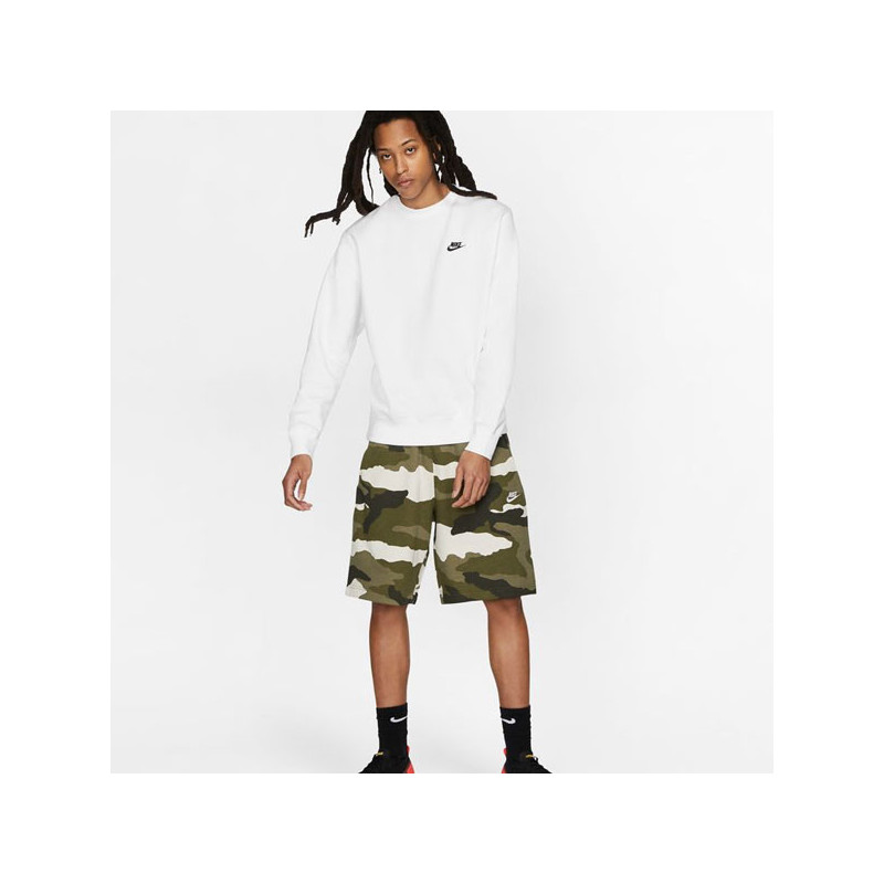 Sweat homme Club Fleece blanc ou vert