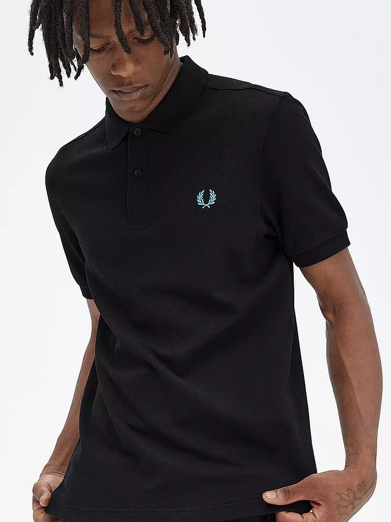 FRED PERRY Poloshirt schwarz