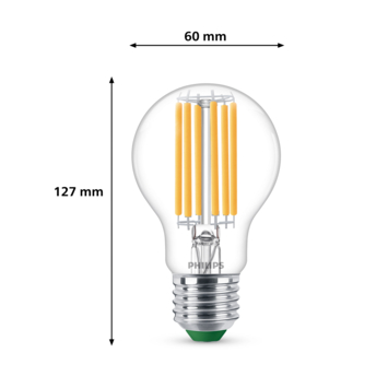 Philips ultra efficient LED E27 peer 75W 2700K