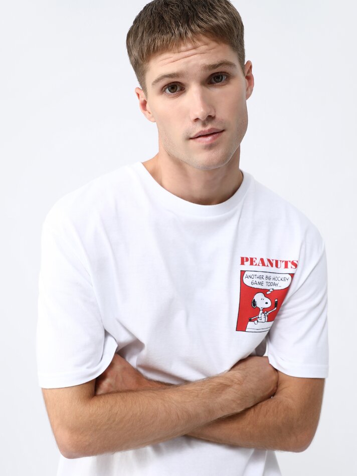Camiseta estampada Snoopy Peanuts™ - Branca