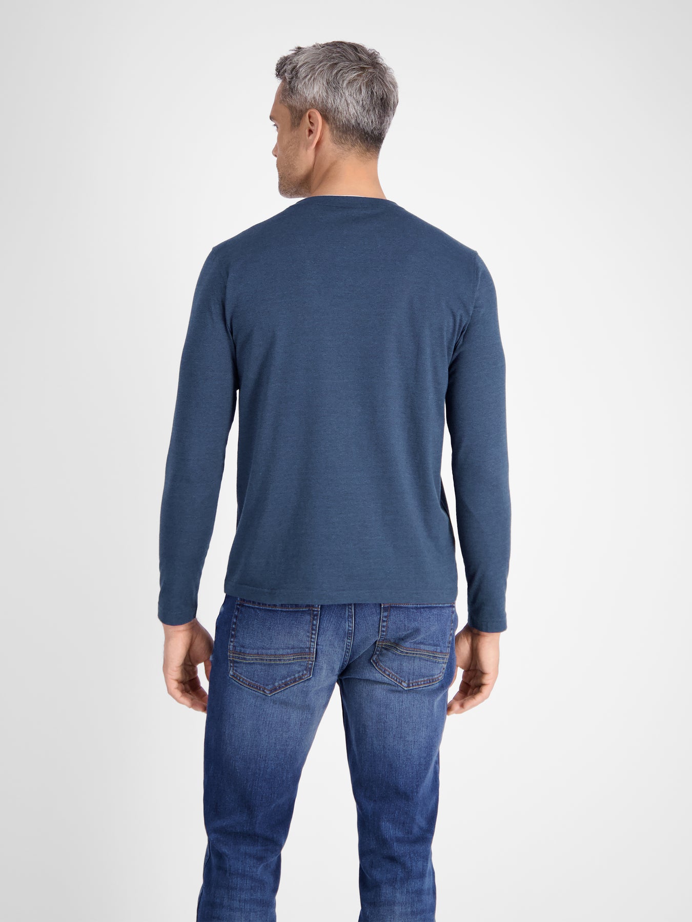 Serafino-Langarmshirt für Herren
