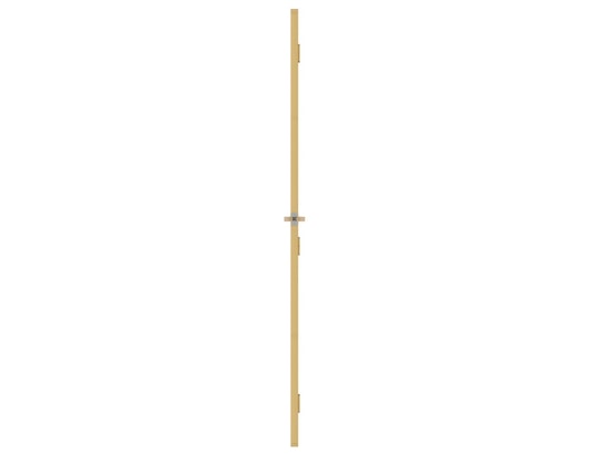 VIDAXL - Porte verre Porte intérieure mince doré 76x201,5 cm verre trempé alumini...