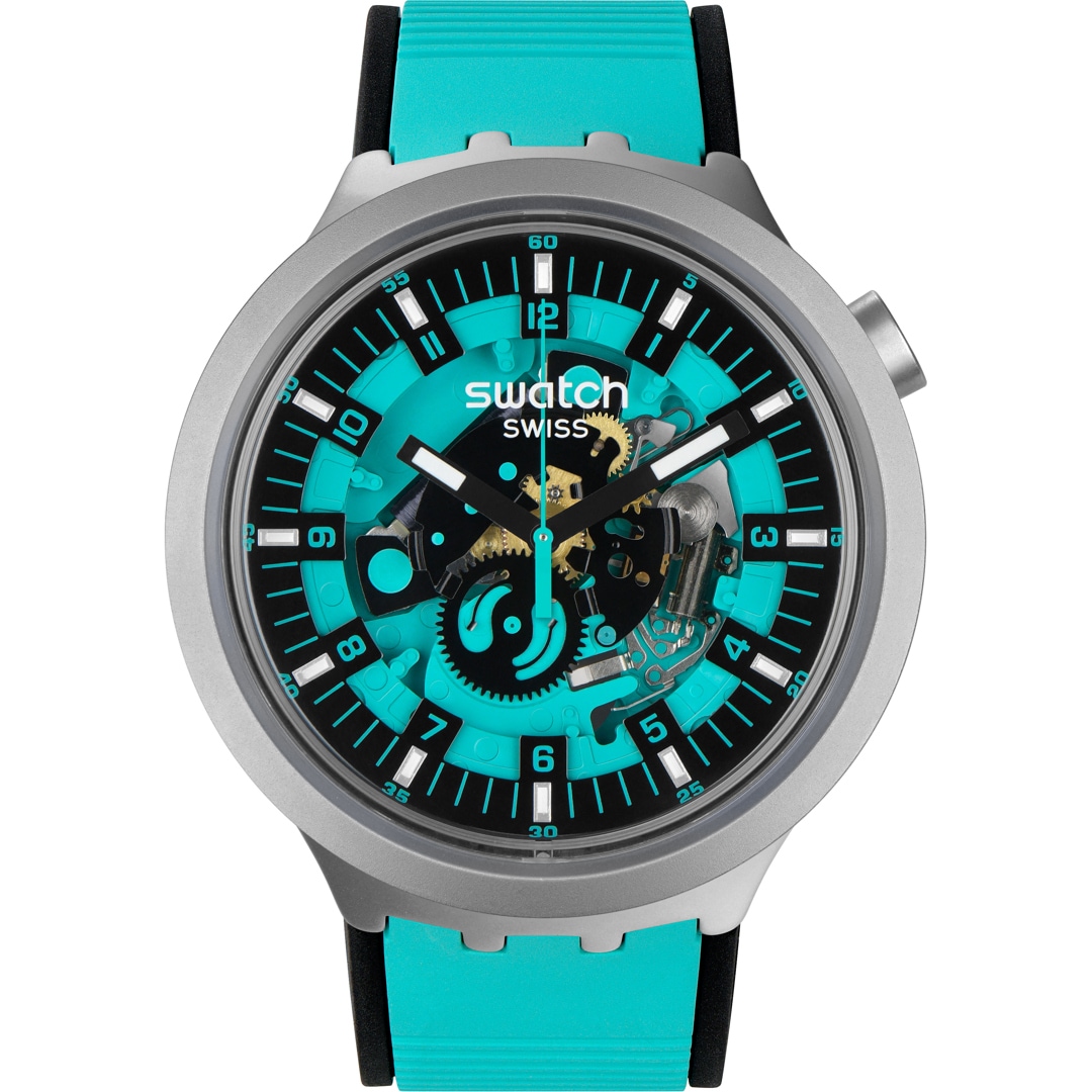 Swatch Big Bold Irony Lacquered Mint Trim