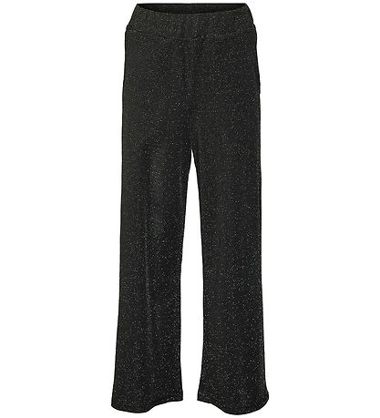 Vero Moda Girl Bukser - VmKanva - Blåck/Sølver lurex