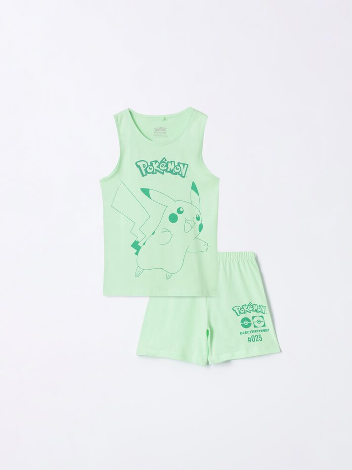 Pijama Pokémon™ Pikachu - Verde Claro