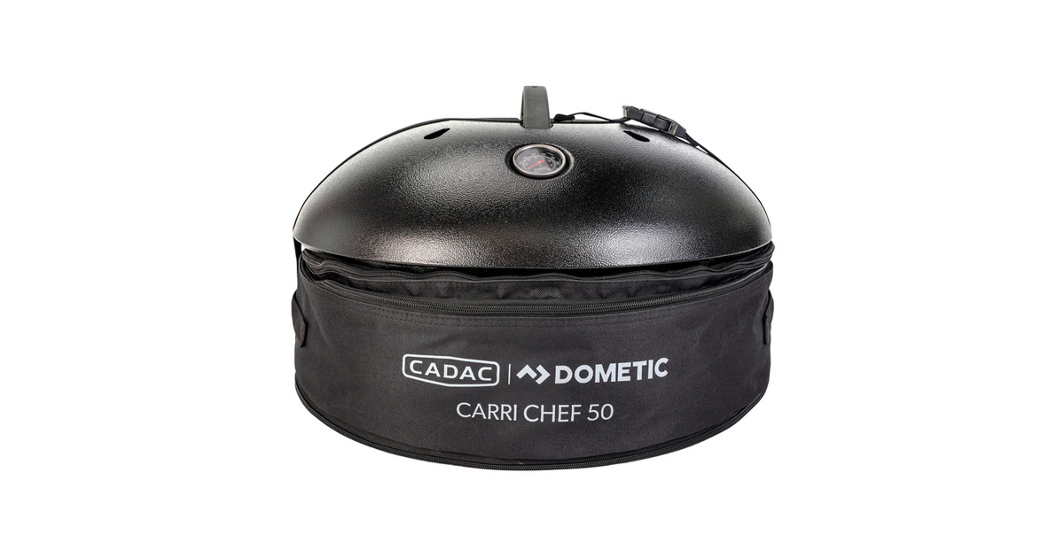 CadacCarri Chef 50 gasbarbecue / Plancha  (Zwart, ø 50cm)