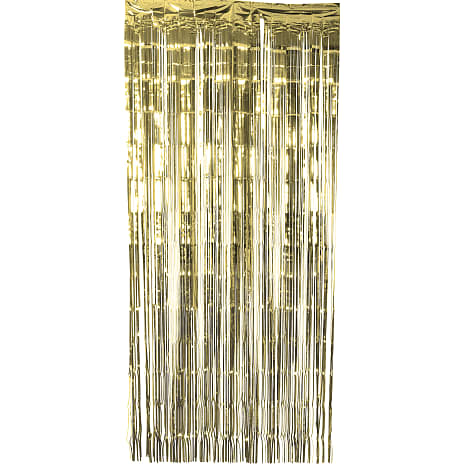 Lamettagardin 90x250 cm - Guld