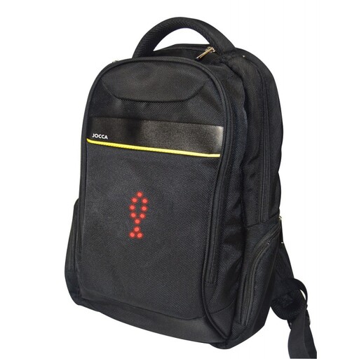 Mochila executiva com indicadores de marcha para bicicleta