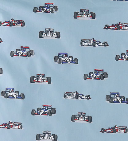 Nørgaard Madsens Bettwäsche - Junior - Hellblau m. Rennwagen