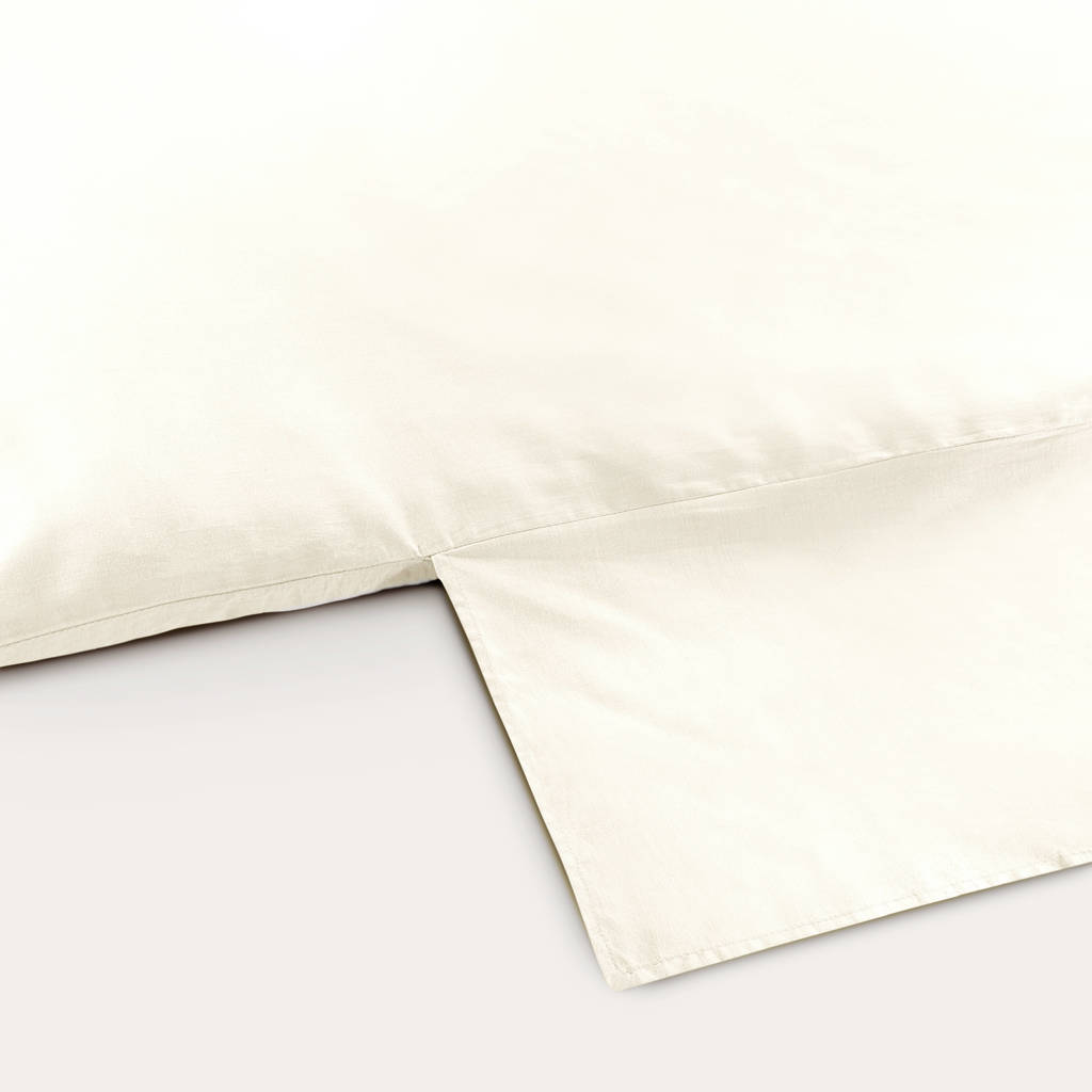 katoenen dekbedovertrek ledikant offwhite (100x135 cm)
