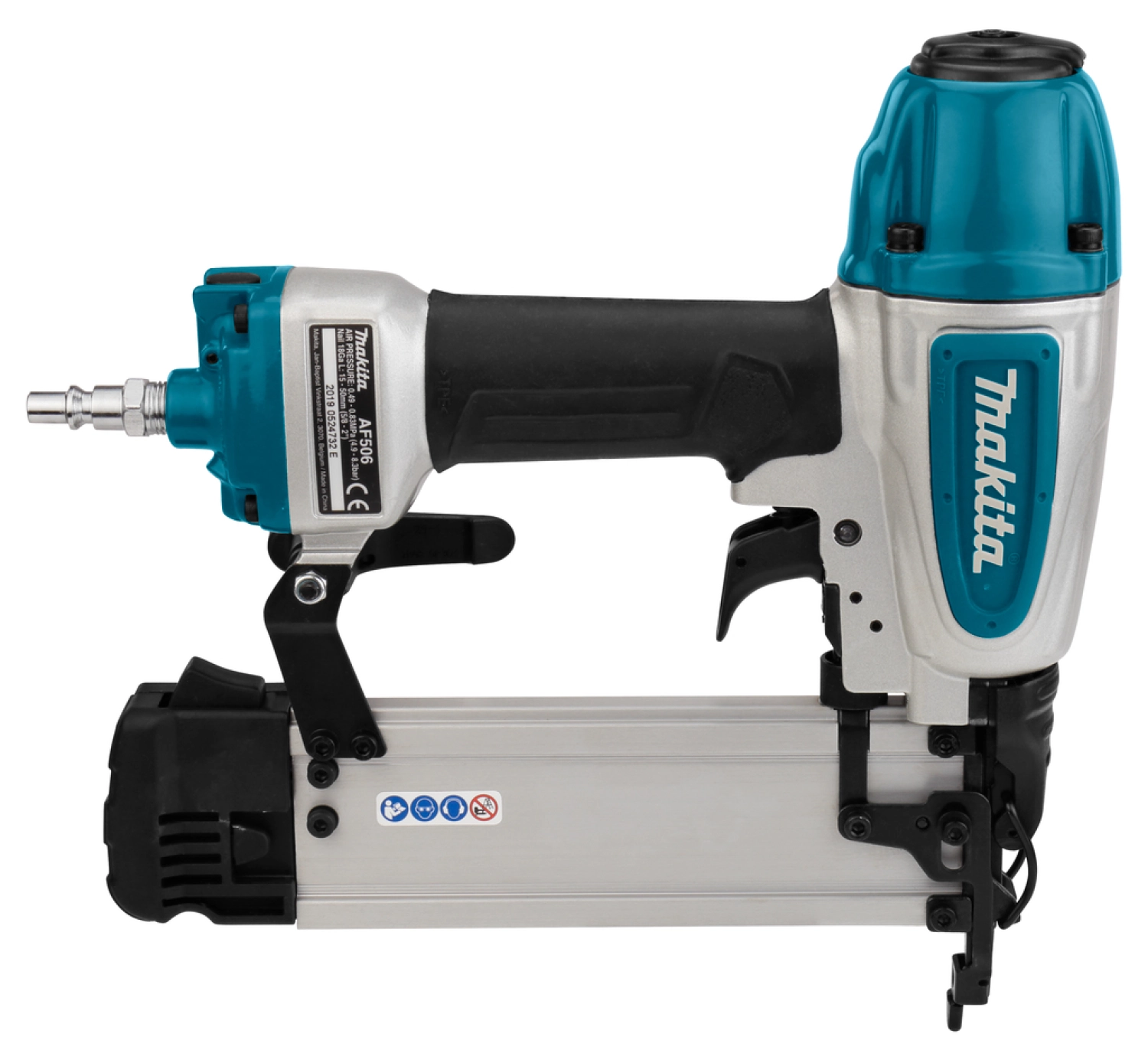 Makita AF506 Pneumatische brad tacker in koffer- 15-50mm - 18Ga - 8 bar