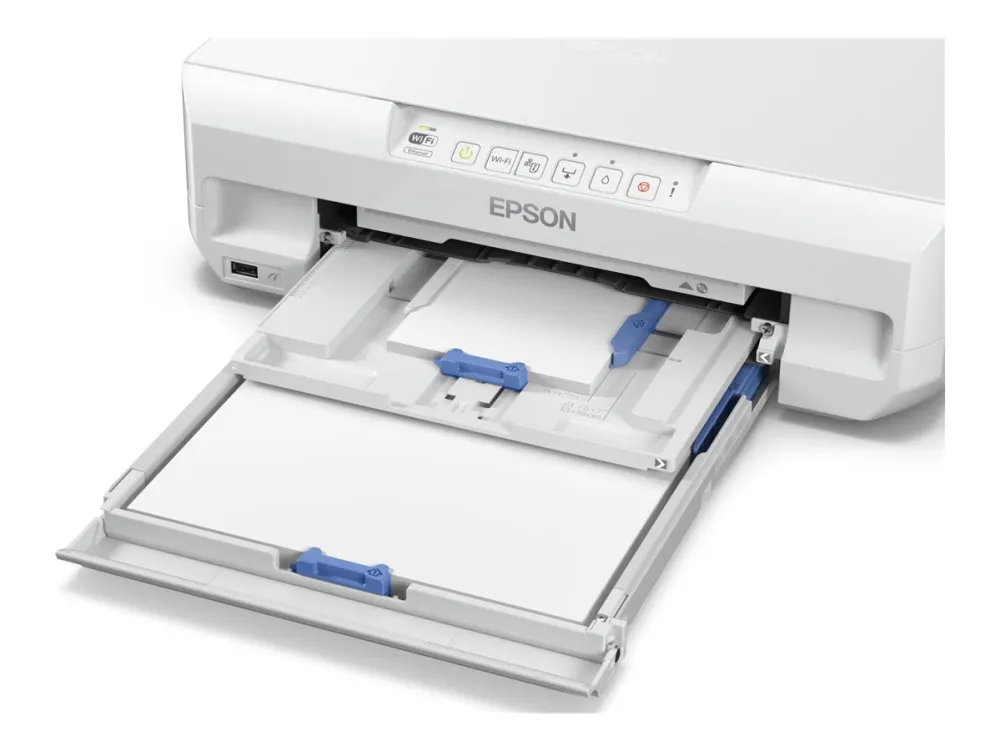 Epson Expression Photo XP-65 - Printer - farve - Duplex - blækprinter - A4/Legal - 5760 x 1440 dpi - op til 9.5 spm (mono) / op til 9 spm (farve) - kapacitet: 100 ark - USB, LAN, Wi-Fi