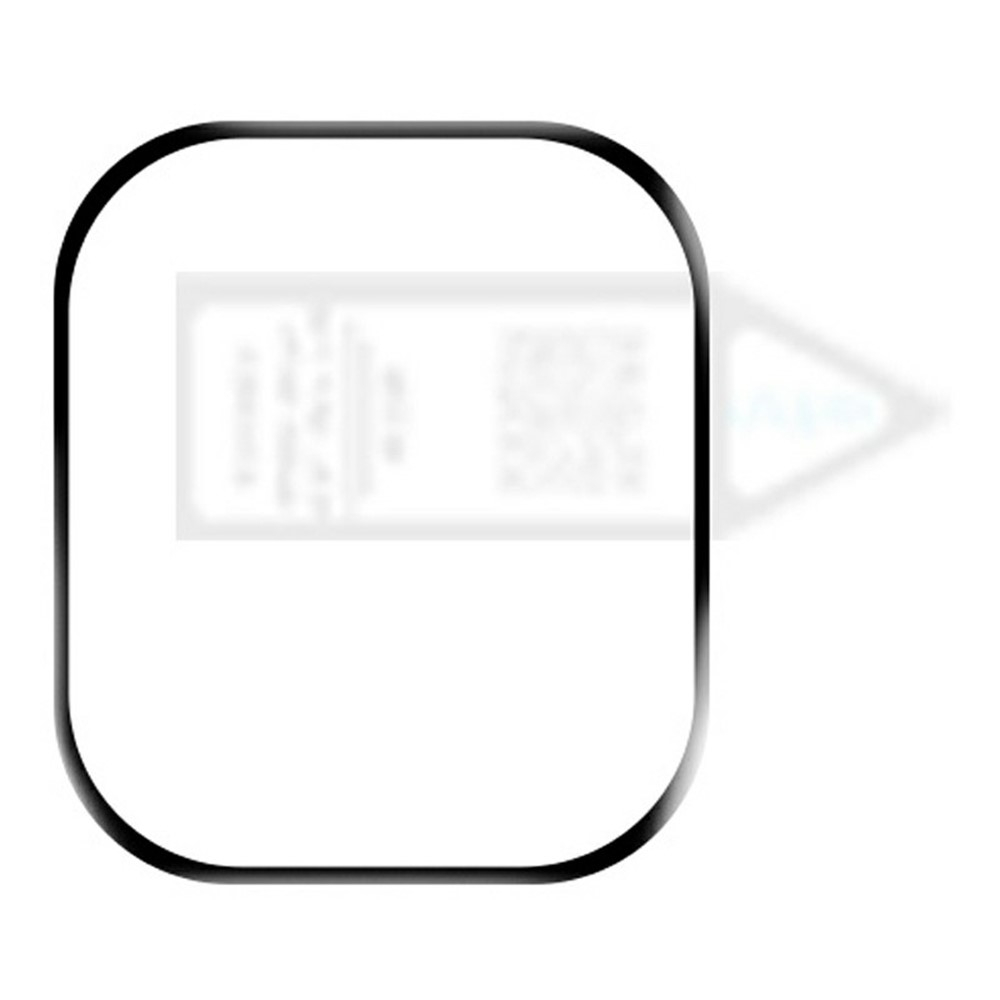 Apple Watch Series 10 (42 mm) Display Schutzfolie mit Rahmen