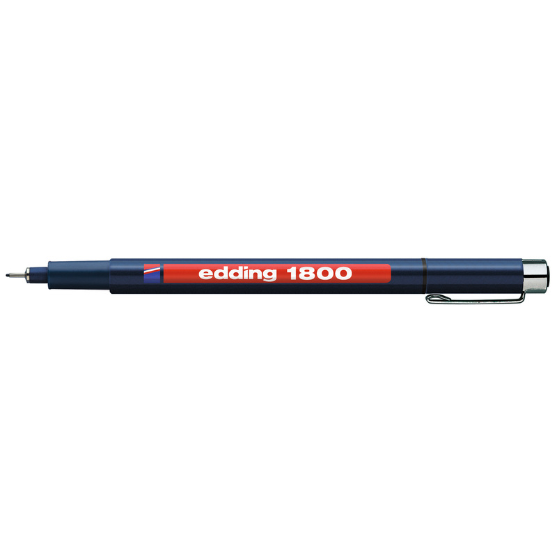 Edding Fineliner Profipen 1800, 0.1 mm, schwarz