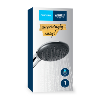 Grohe douchekop Quickfix Vitalio Start 110 handdouche waterbesparend 1 stand ø 10 cm chroom