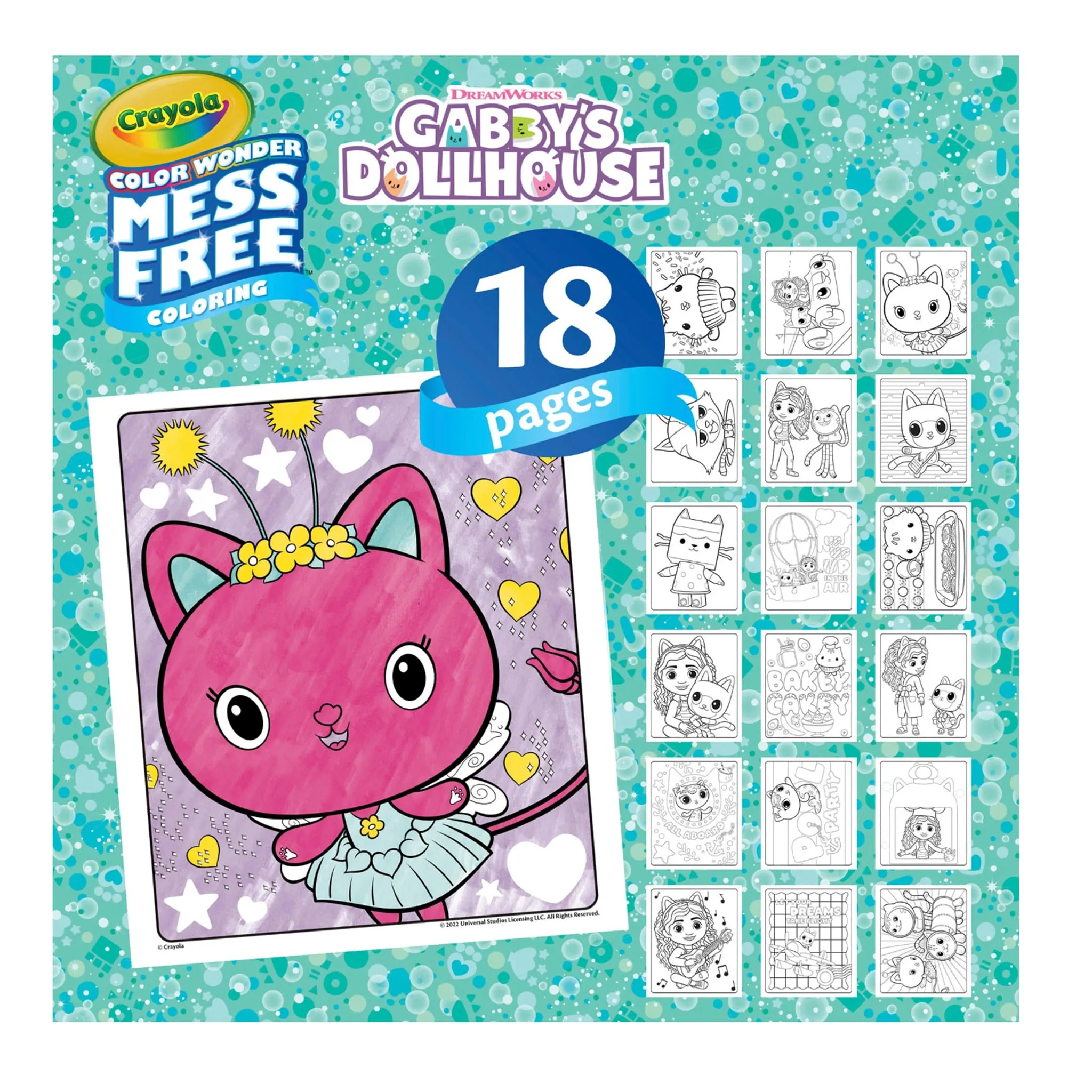 Gabby et la maison magique Ensemble de Coloriage Color Wonder - Gabby's Dollhouse