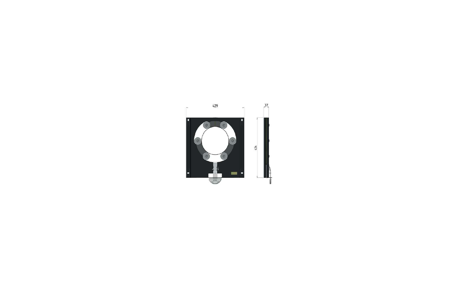 CTA Drehkonsole Volkswagen Transporter T5 - T6 - T6.1  ab 2003