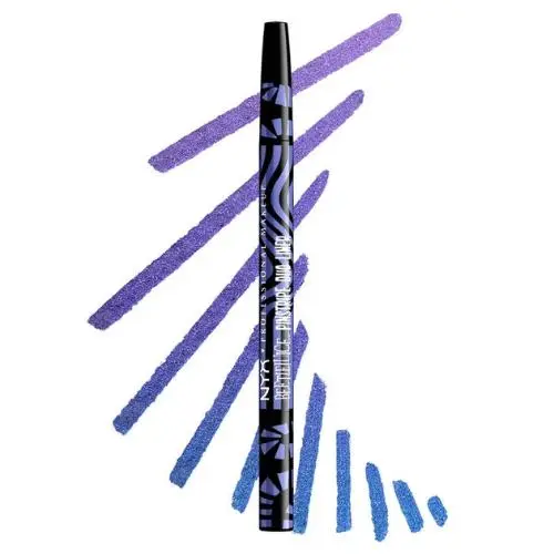 x Beetlejuice Pinstripe Duo Liner Black + Purple Chrome