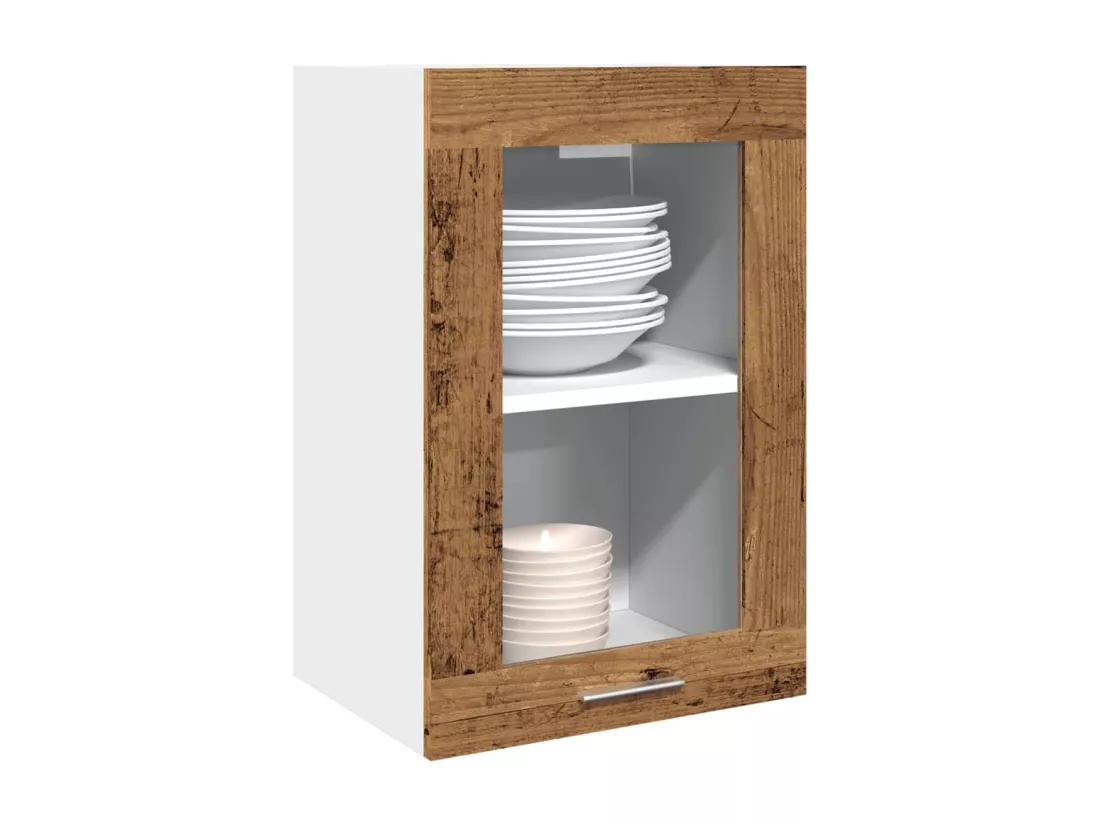 Armoire en verre suspendue 