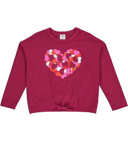 Freds WoRød Bluse - Heart - Plum