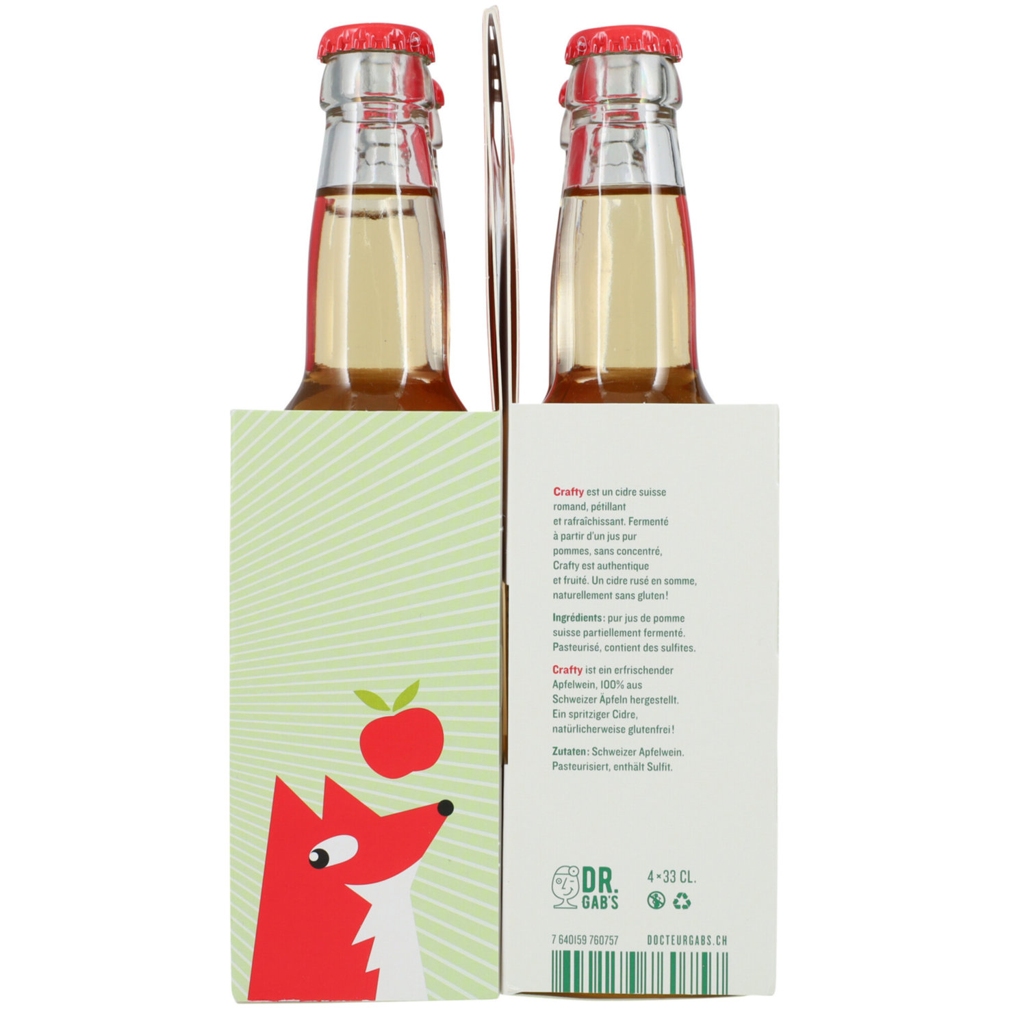 Crafty Cidre artisanal 4x33cl -132cl