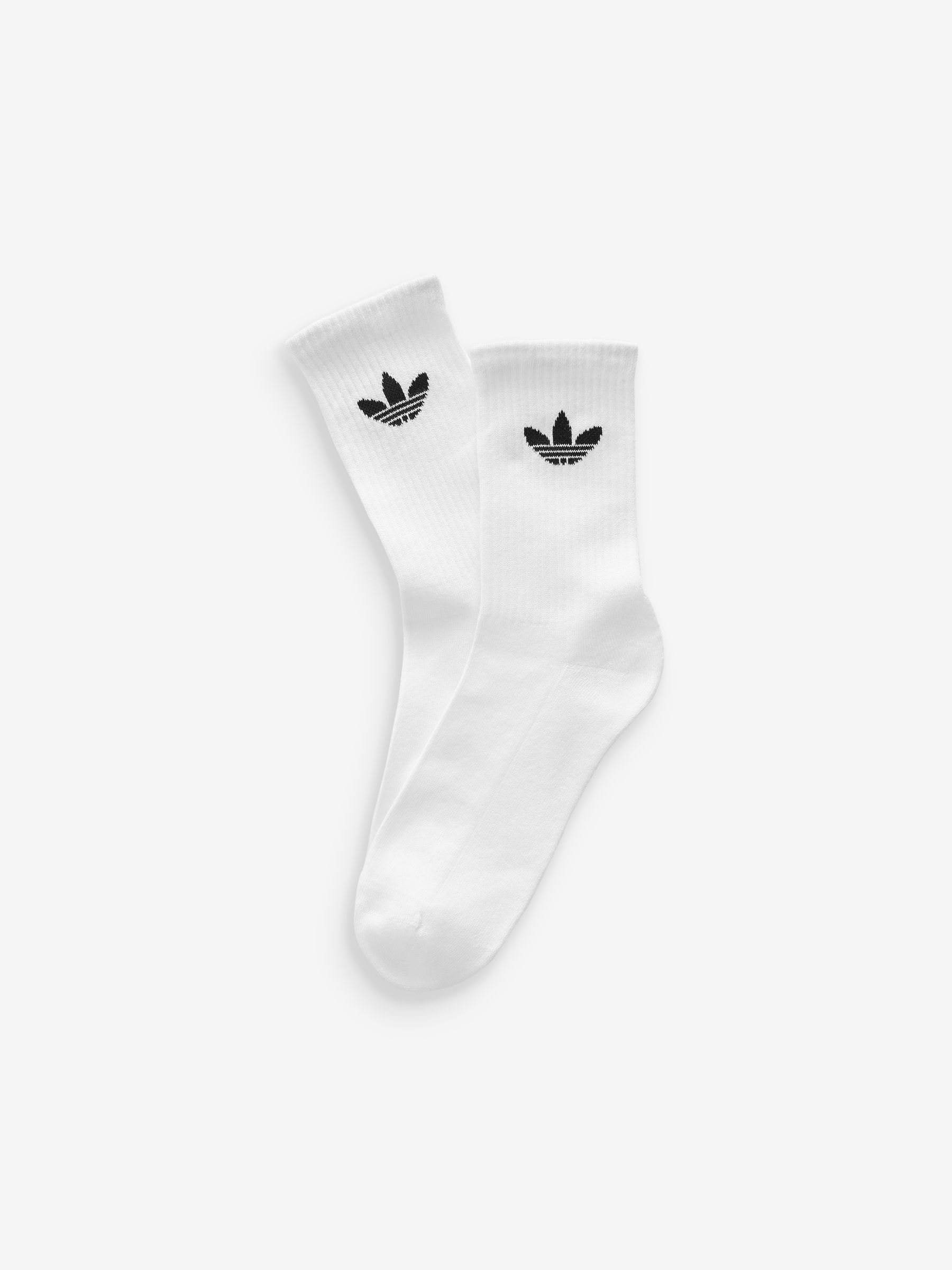 Wit - adidas Originals verpakking van 3 Trefoil enkelsokken