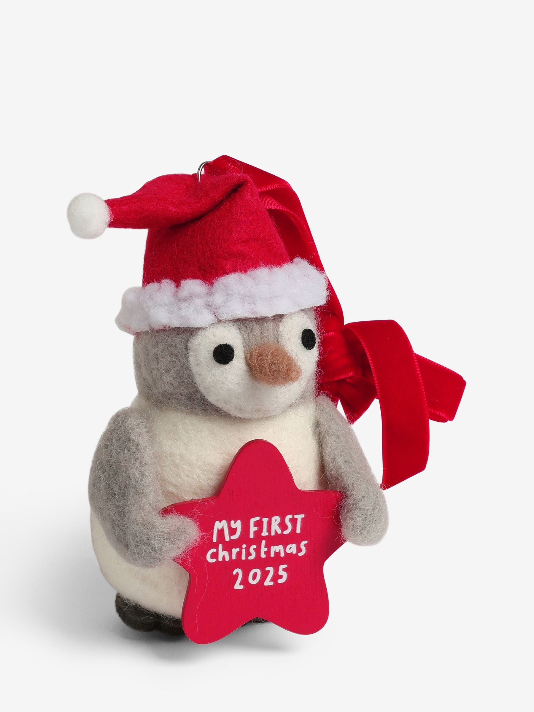 Penguin Babys First Christmas 2025 Bauble