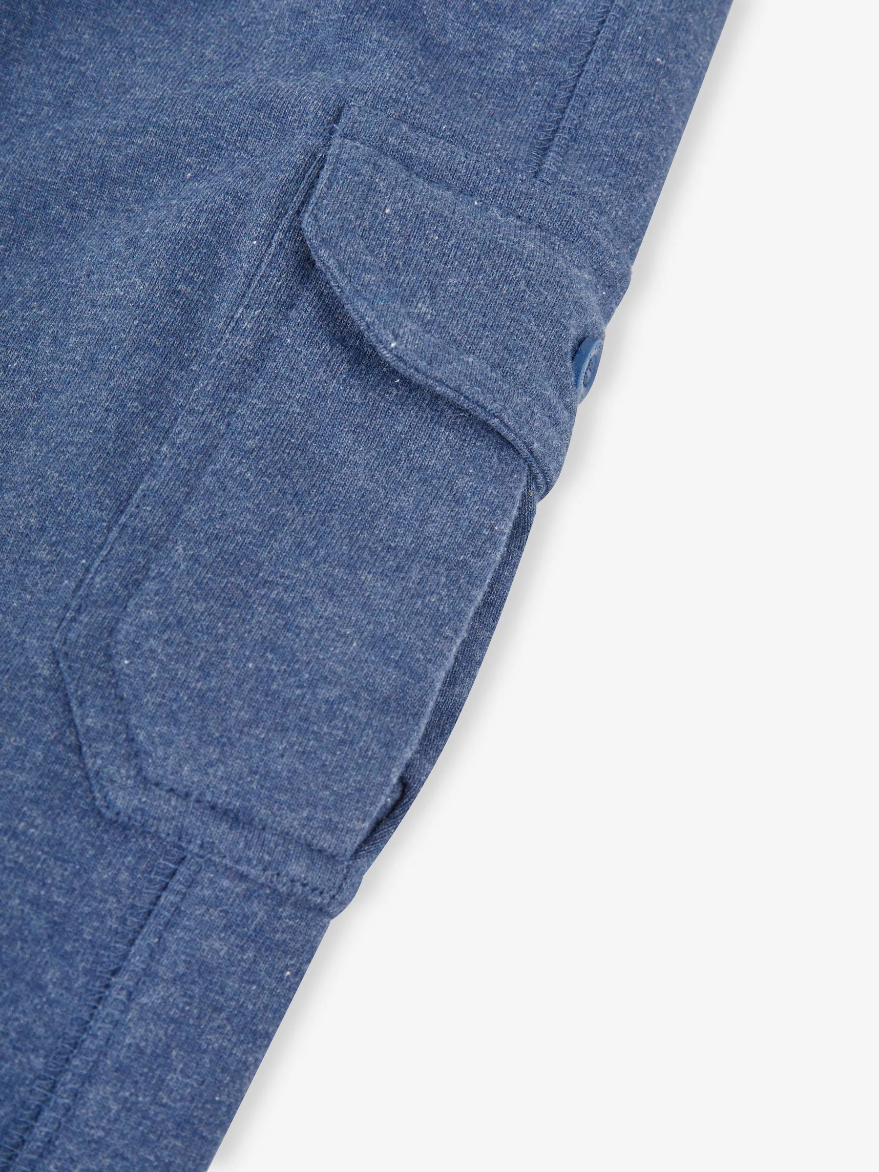 Indigoblauw & marineblauw - JoJo Maman Bébé Cargo 100% Cotton Joggers 2 Pack