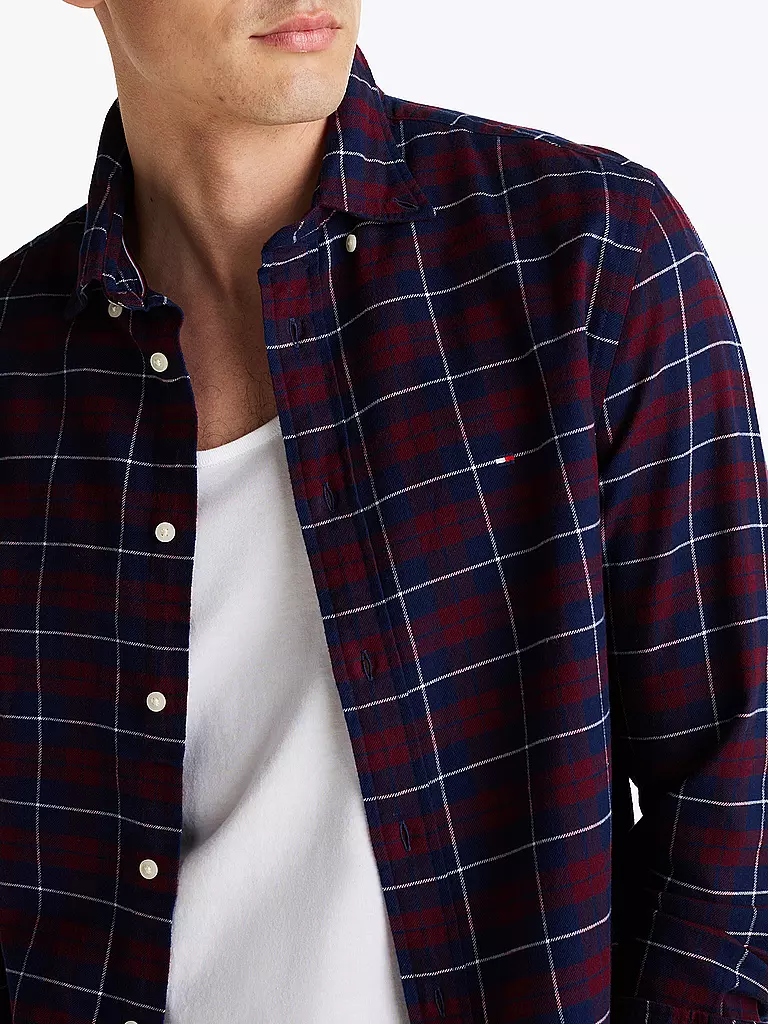 TOMMY HILFIGER Hemd Regular Fit  rot