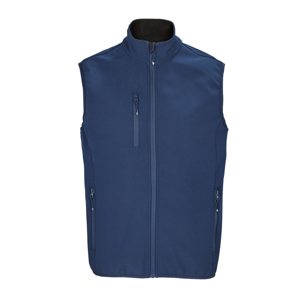 SOL'S 03825 - Falcon Bw Men Veste Homme Zippée Softshell Sans Manche
