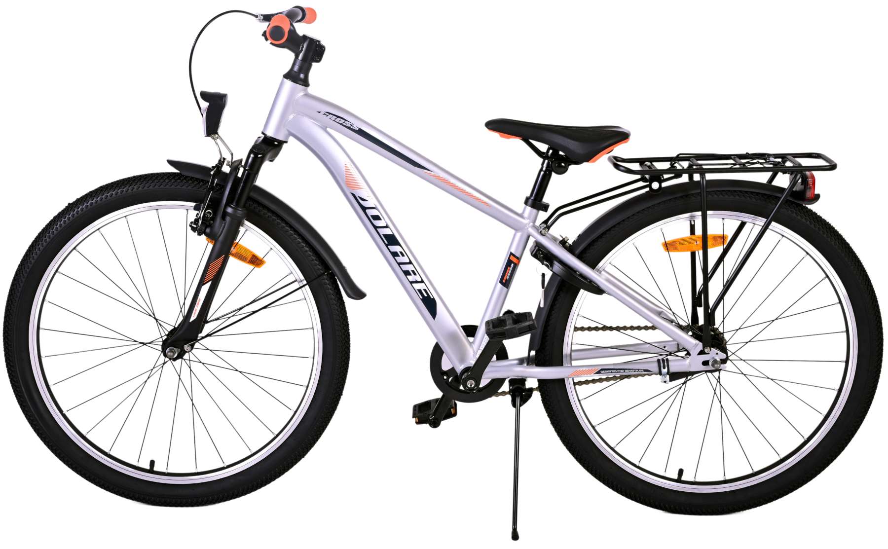 TPFSports Cross Kinderfahrrad - Jungen - Rücktritt + Handbremse - 24 Zoll - Blau