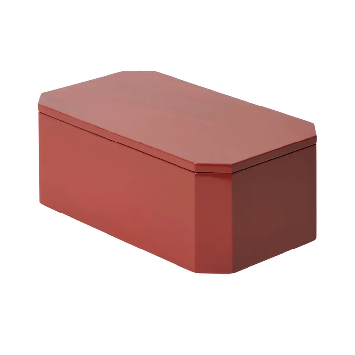 Ferm Living - Nova Aufbewahrungsbox, 25 x 15 cm, picante red