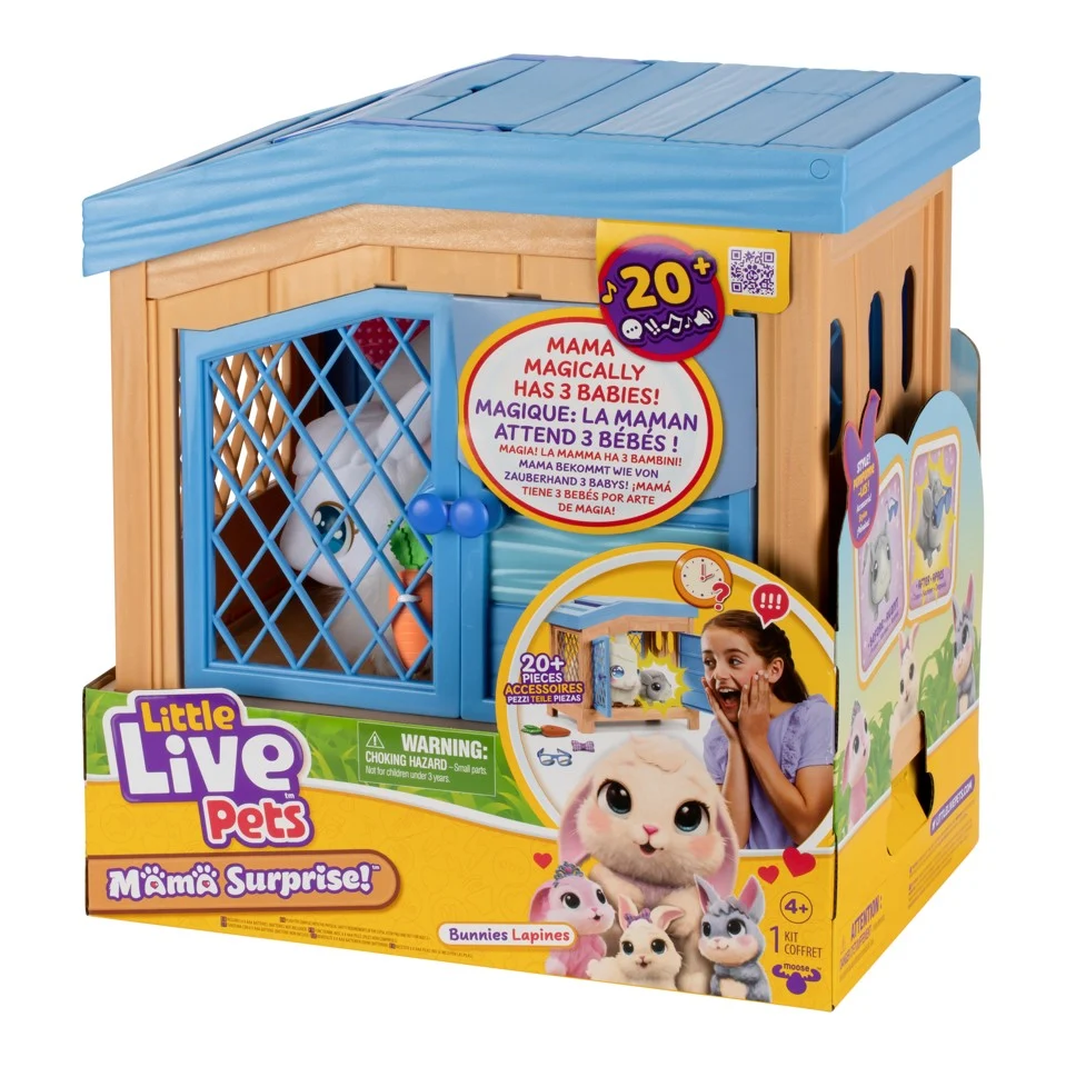 Little Live Pets - Mama Surprise Bunny Playset