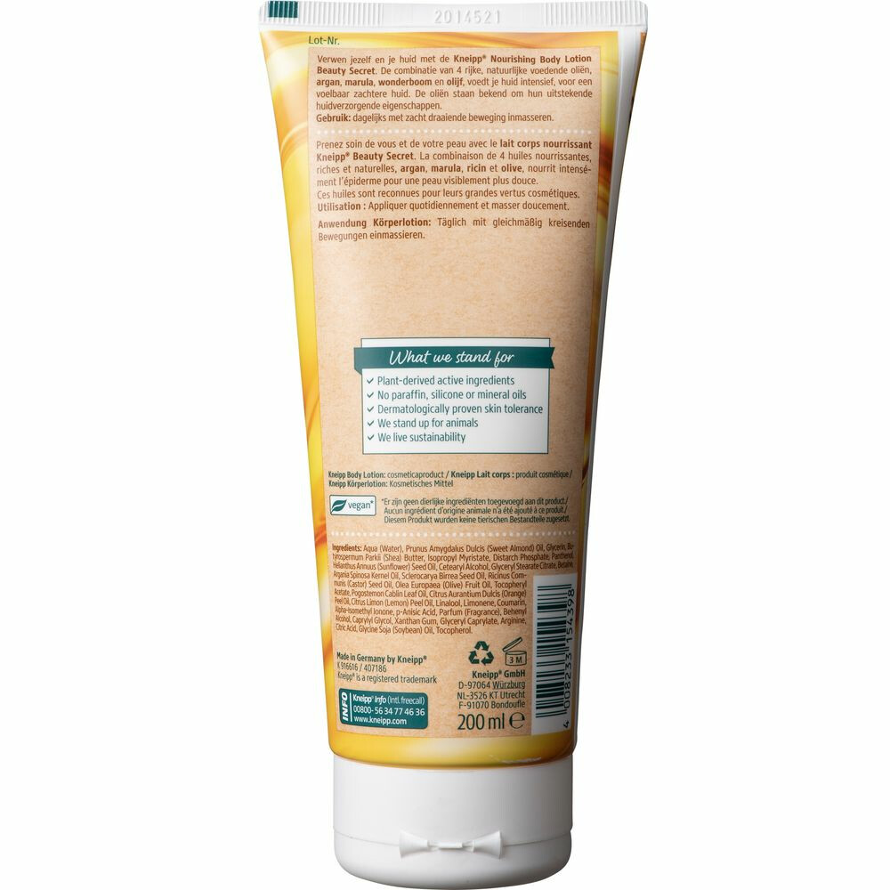 Kneipp Nourishing Body Lotion Beauty Secret200 ml