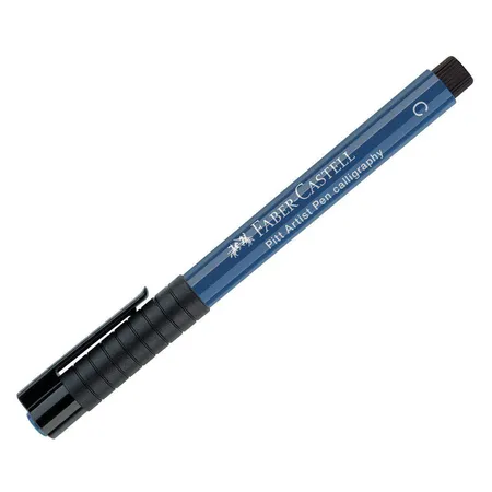 Faber-Castell Tuschestift Pitt Artist Pen Calligraphy, 2,5 mm, indanthrenblau